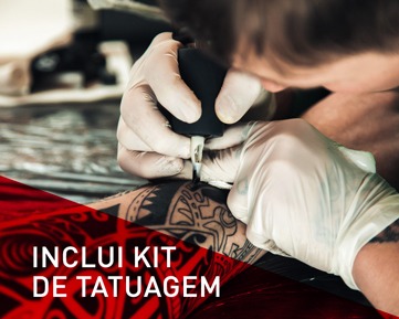 Mestrado em Tatuagem, Tatuador Profissional - Inclui Kit de Tatuagem