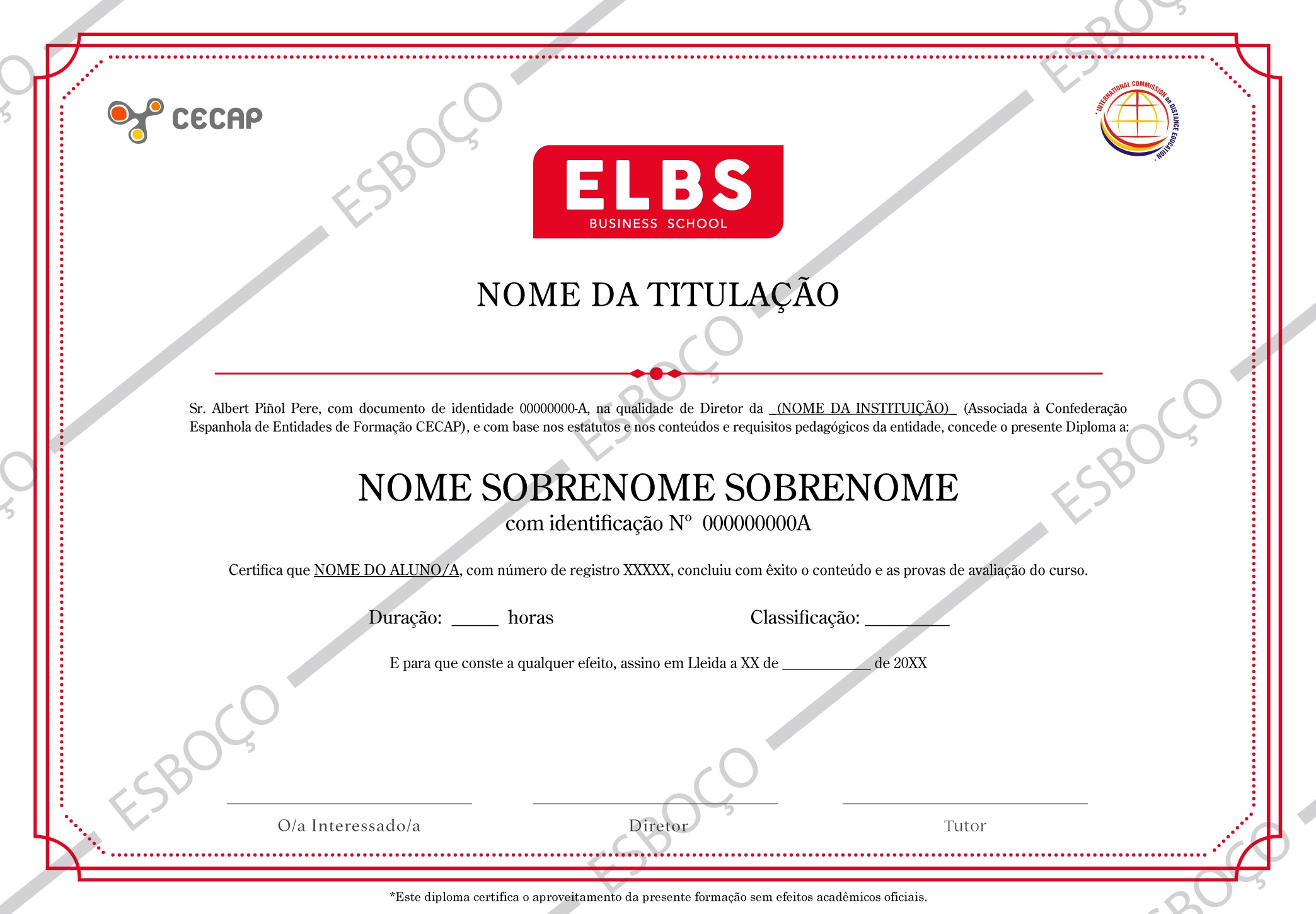Diploma ELBS